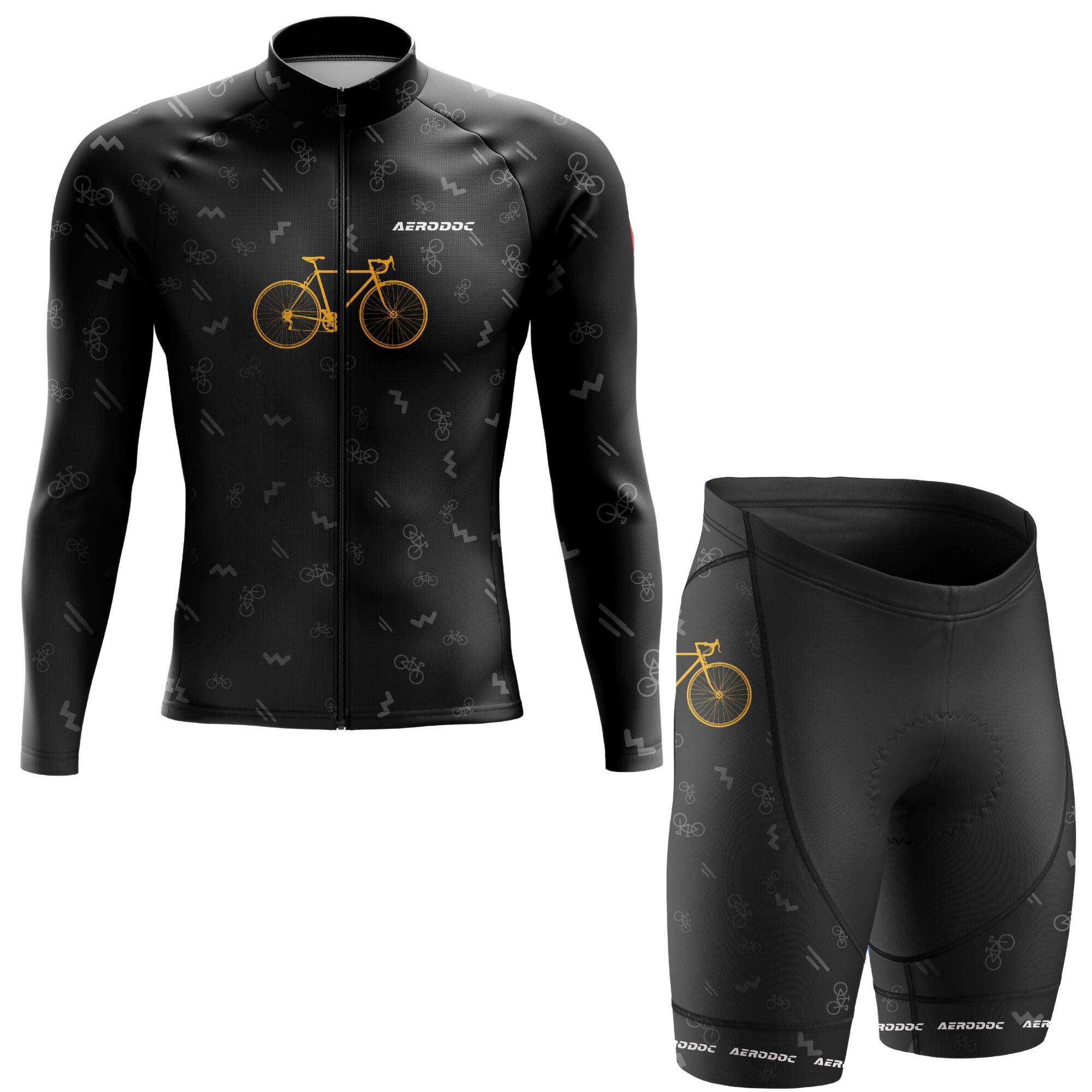 Bike Graphic Cycling Jersey – Half & Full Sleeves, Matching Bib & Non-Bib Shorts