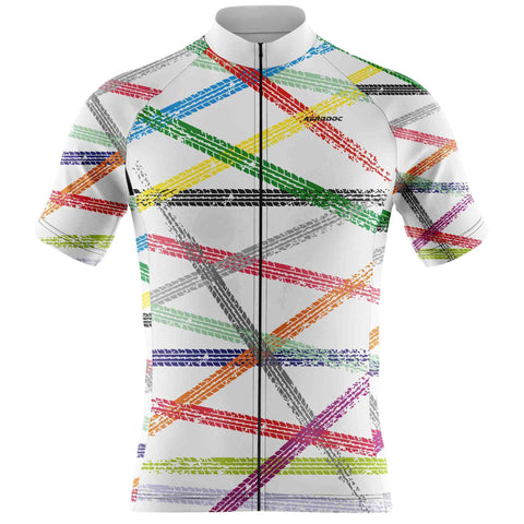 Color Stripe Road Racer Cycling Jersey – Half & Full Sleeves, Matching Bib & Non-Bib Shorts