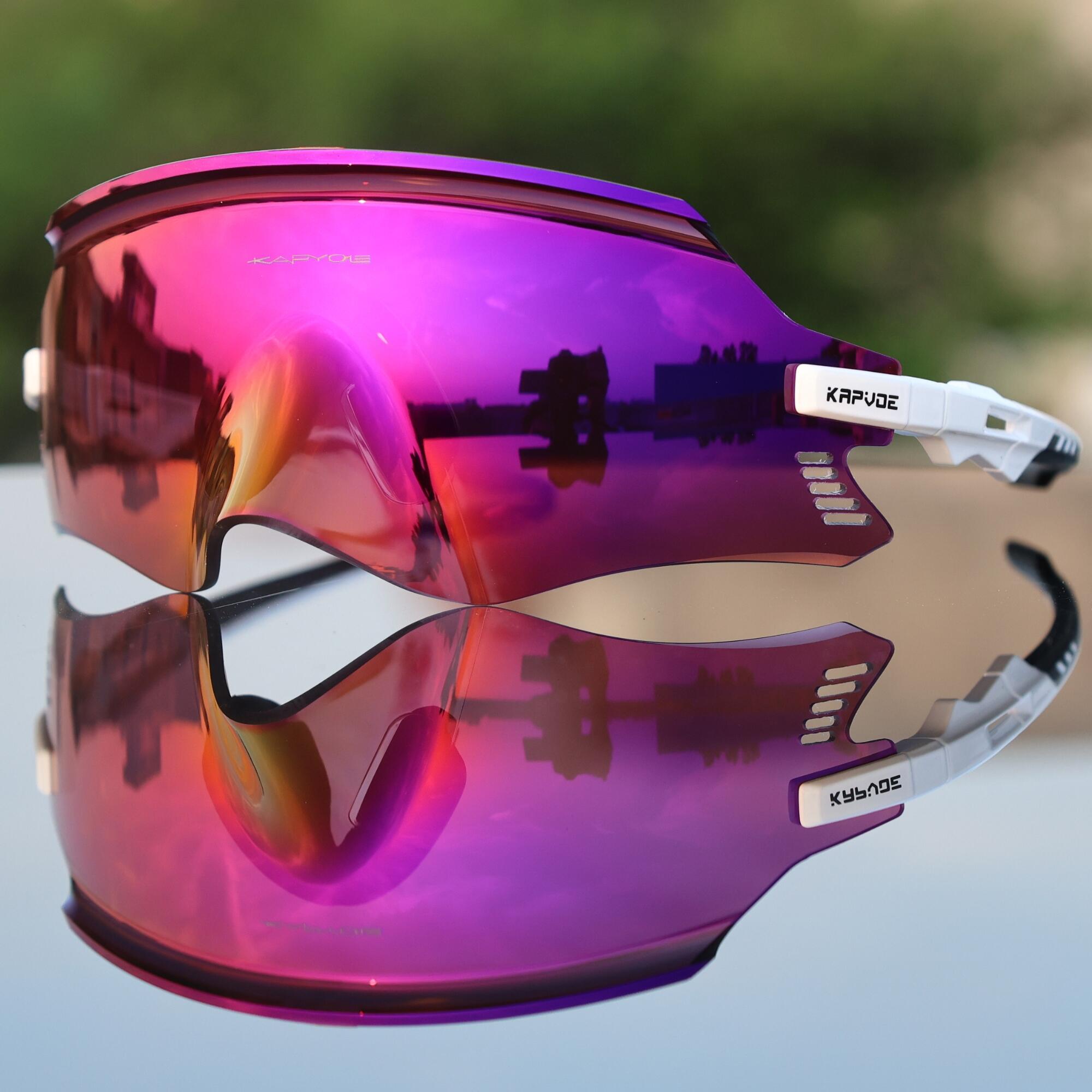 KAPVOE 1Lens Sunglasses Ideal for Cycling, Cricket, Running and More