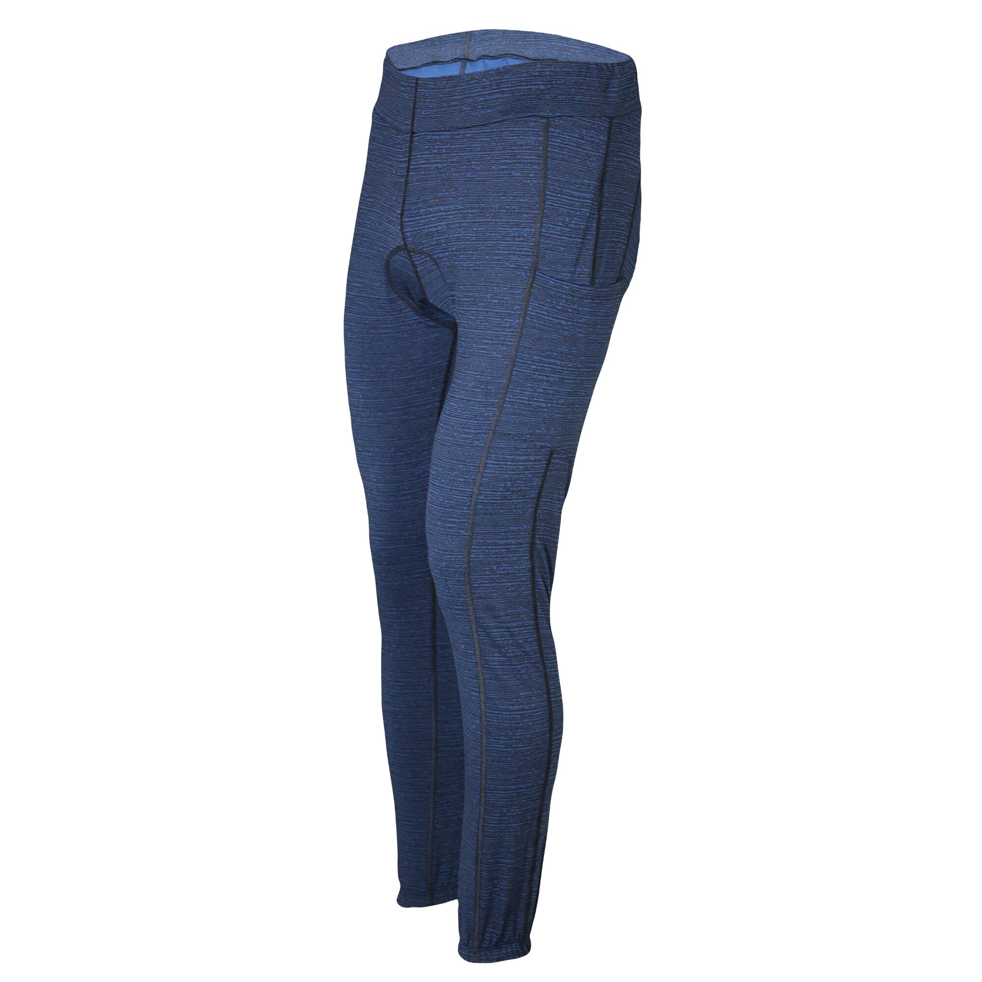 Aerodoc Ignite Navy Blue Gel Padded Unisex Cycling Pants with 2 Pockets & Reflector | High-Quality Performance Gear