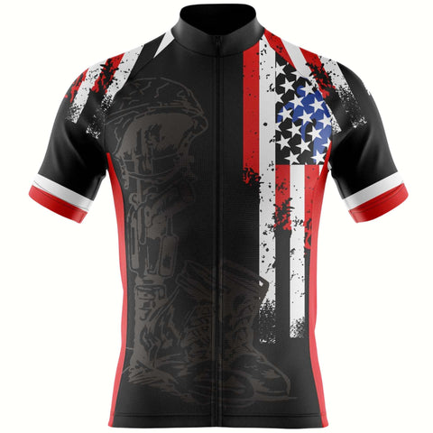 Fallen Warrior Tribute Cycling Jersey – Half & Full Sleeves, Matching Bib & Non-Bib Shorts