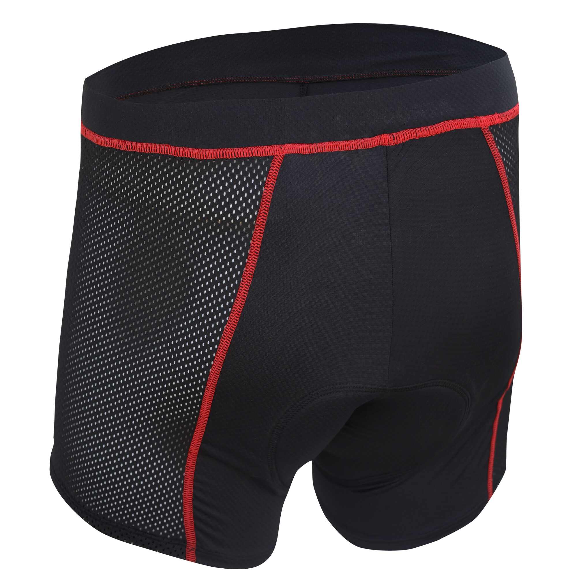 Aerodoc Men's Breathable Padded Cycling Underwear with Moisture-Wicking Mesh