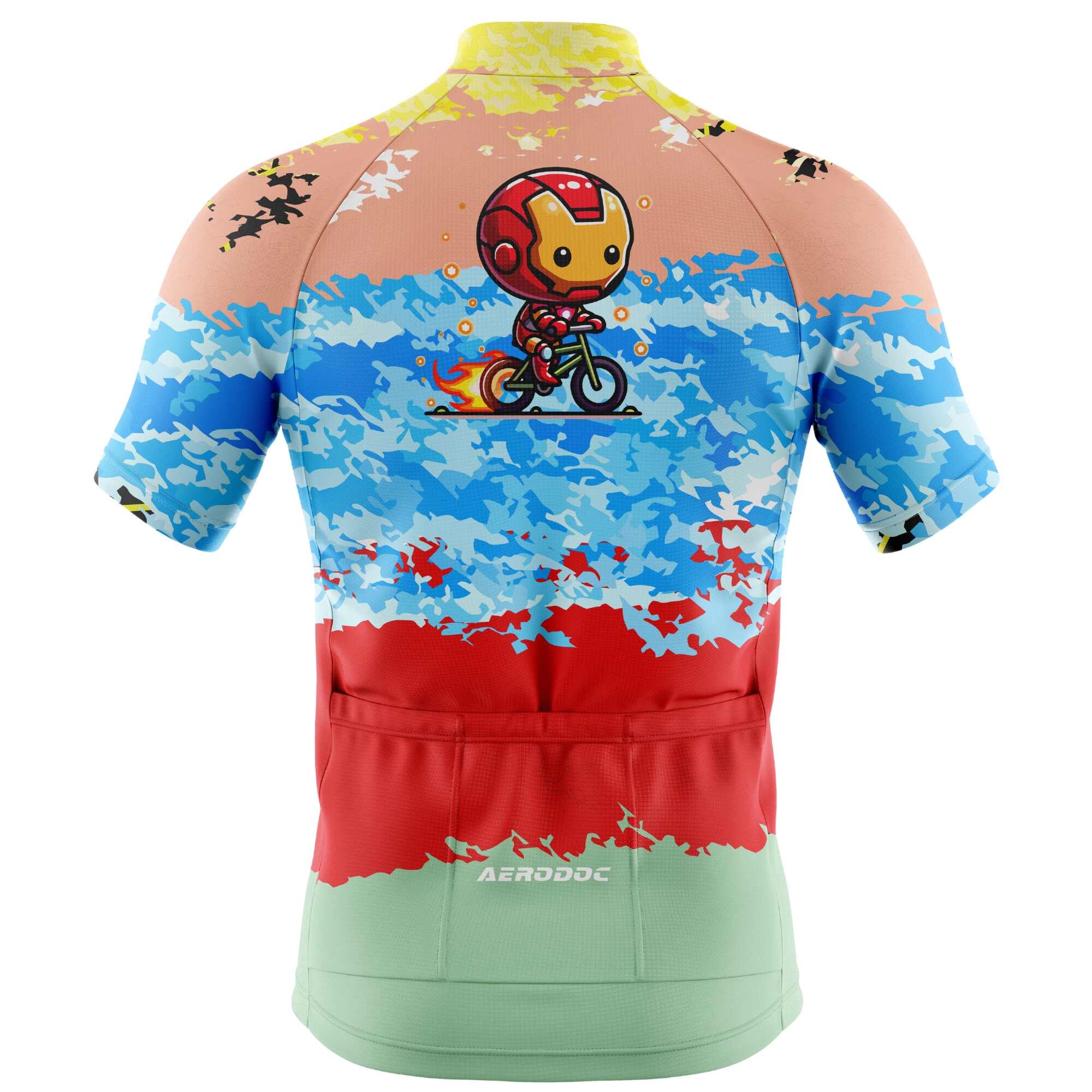 Aerodoc Flash Rider Cycling Jersey - Half & Full Sleeves, Matching Bib & Non-Bib Shorts