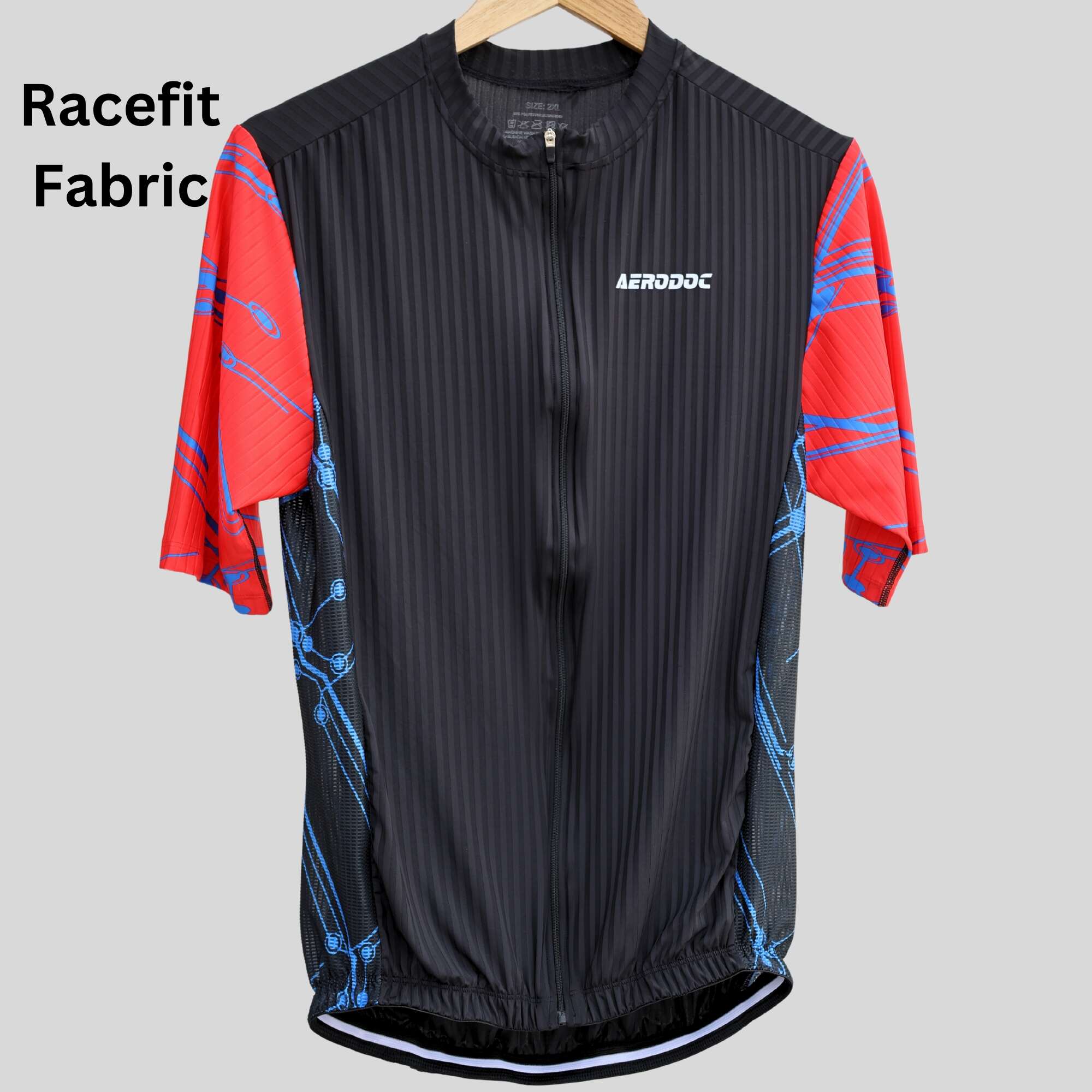 Aerodoc Blackout Grid Performance Cycling Jersey – Full & Half Sleeves Lightweight, Breathable, and Stylish