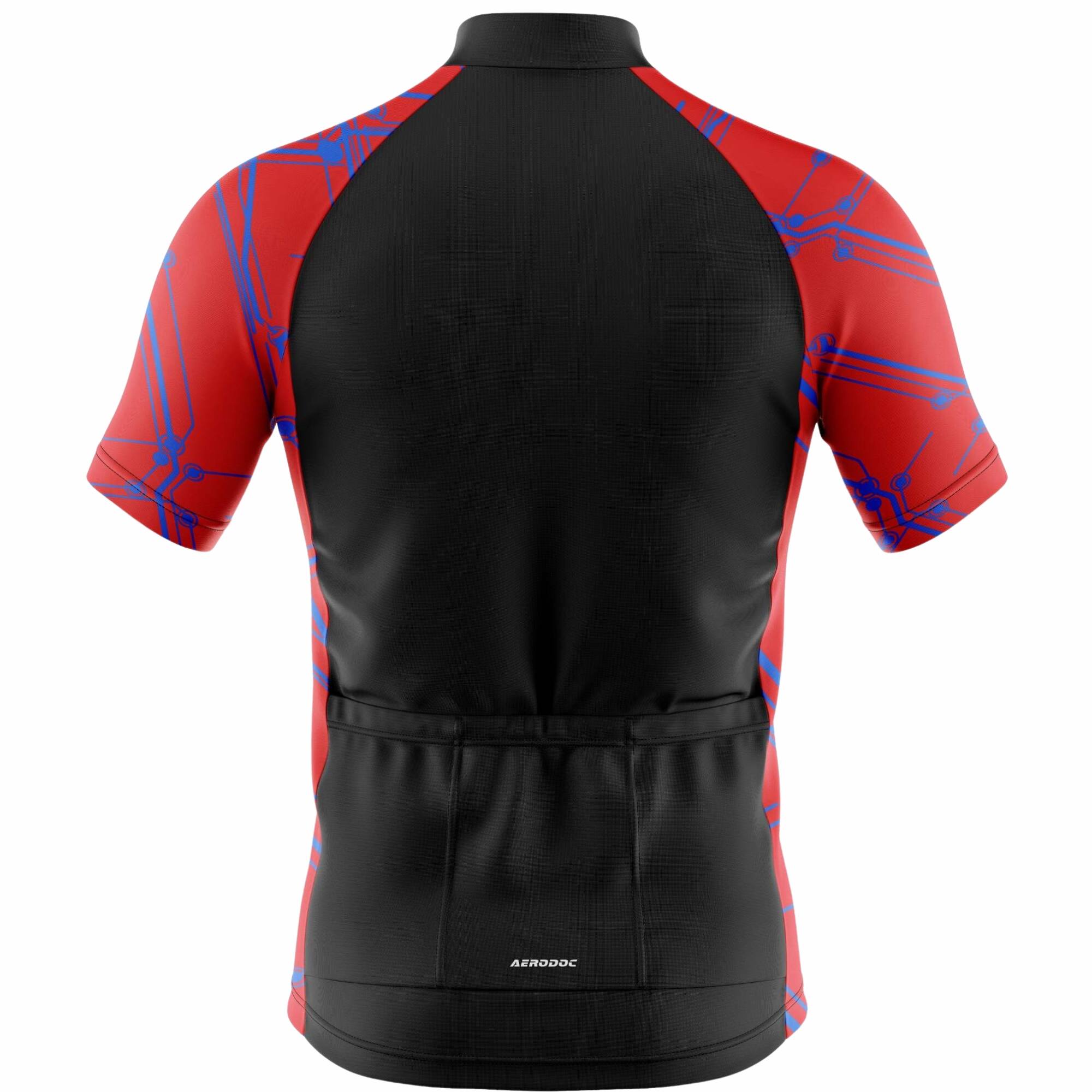 Aerodoc Blackout Grid Performance Cycling Jersey – Half & Full Sleeves, Matching Bib & Non-Bib Shorts