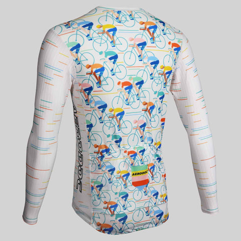 Retro Bicycle Design Men's Cycling Jersey