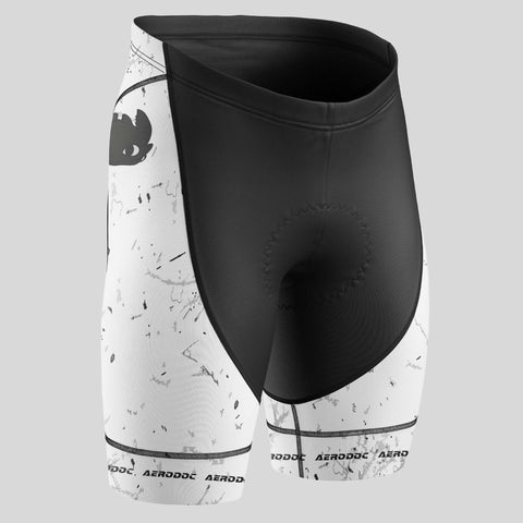 Close-up of 20D gel pad in Aerodoc bib shorts for shock absorption and long-ride comfort.