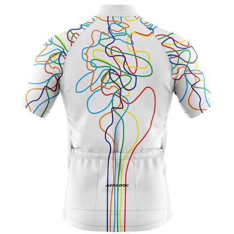 Aerodoc Cyclone Threads Design Cycling Jersey - Half & Full Sleeves, Matching Bib & Non-Bib Shorts