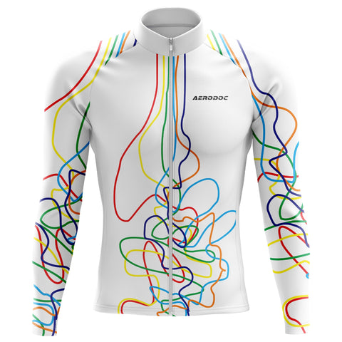 Aerodoc Cyclone Threads Design Cycling Jersey - Half & Full Sleeves, Matching Bib & Non-Bib Shorts