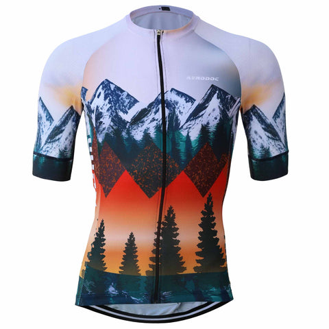 Aerodoc Ridge Runner Cycling Jersey – Unisex Waterproof Pocket, Breathable Fabric