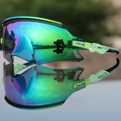 KAPVOE 1Lens Sunglasses Ideal for Cycling, Cricket, Running and More