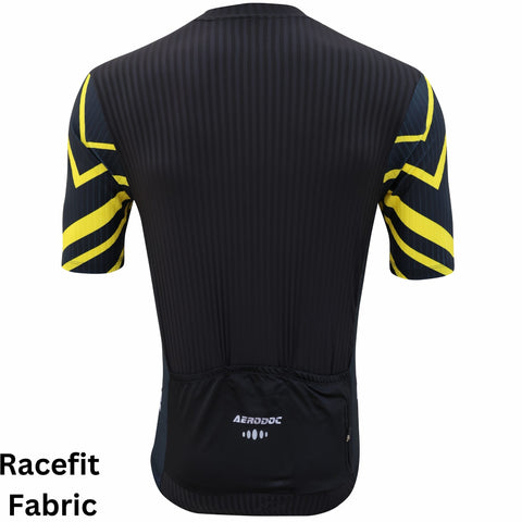 Aerodoc BlackBolt Cycling Jersey – Full & Half Sleeves Lightweight, Breathable, and Stylish