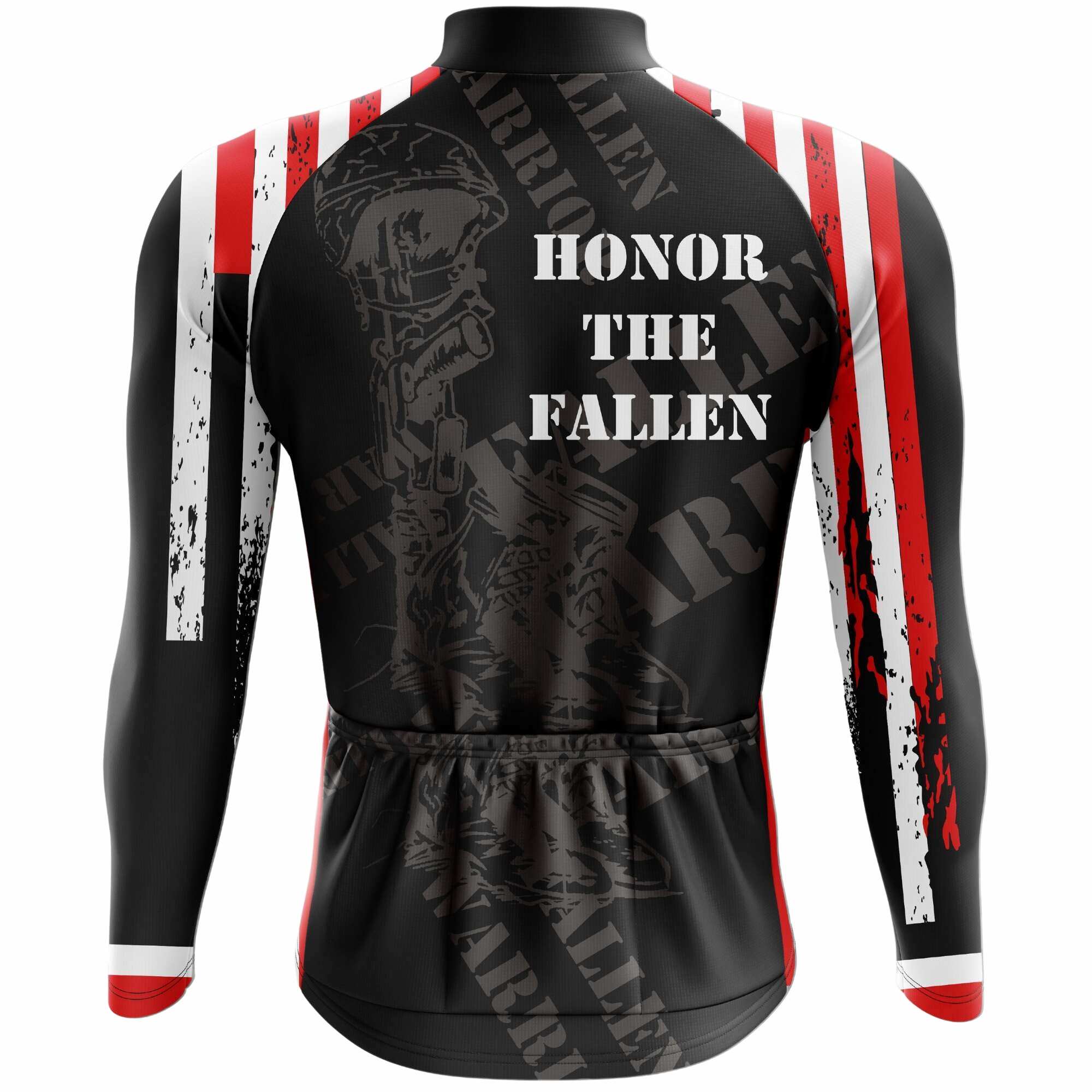 Fallen Warrior Tribute Cycling Jersey – Half & Full Sleeves, Matching Bib & Non-Bib Shorts