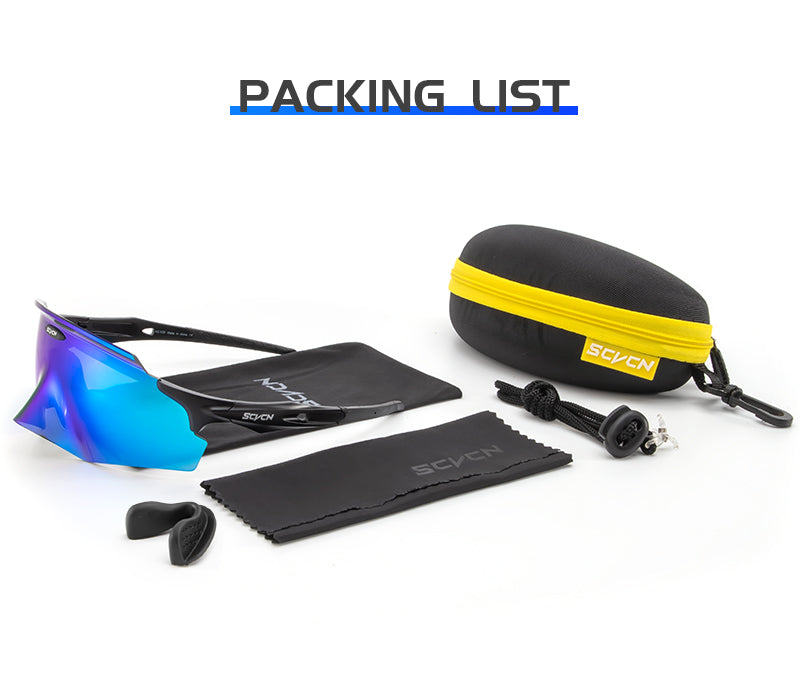 SCVCN Sports Luxury Man Glasses for Cricket MTB BMX Men Women Running Driving Fishing Golf Cricket