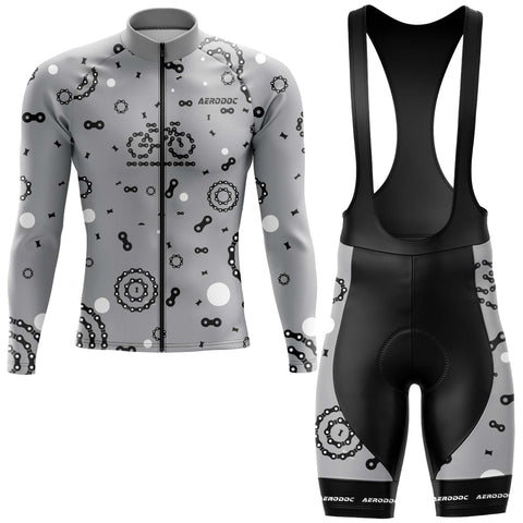 Aerodoc Chain Reaction Men's Cycling Jersey – Performance Gear for Road Bike & MTB - Half & Full Sleeves, Matching Bib & Non-Bib Shorts