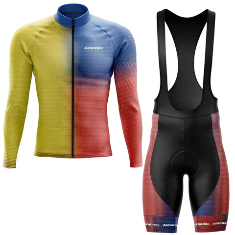 Aerodoc Gradient Force Cycling Jersey – Performance Gear for Road Bike & MTB - Half & Full Sleeves, Matching Bib & Non-Bib Shorts