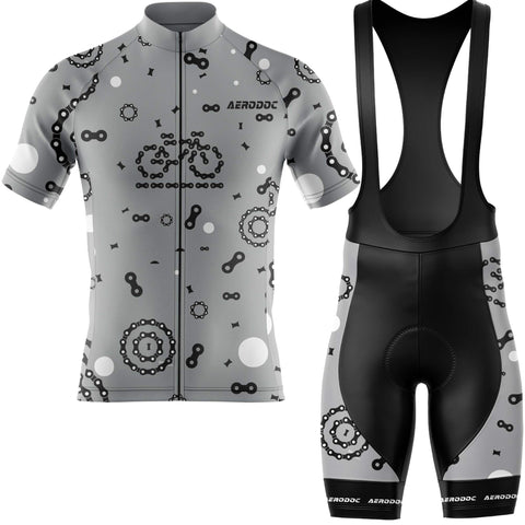 Aerodoc Chain Reaction Men's Cycling Jersey – Performance Gear for Road Bike & MTB - Half & Full Sleeves, Matching Bib & Non-Bib Shorts