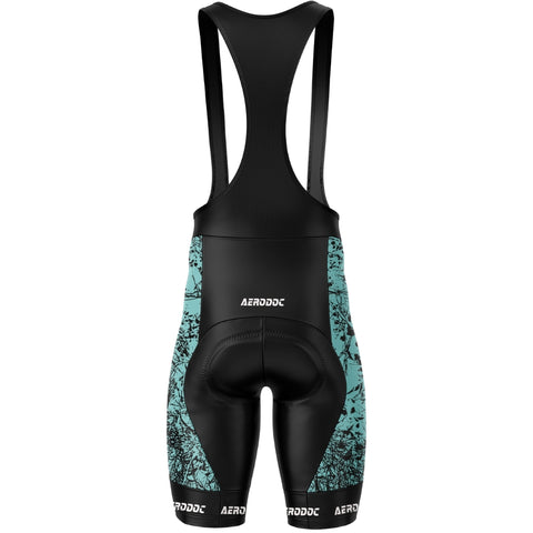 "Aero Chaos Bib Shorts – Pro Fit with Silicone Grip & Reflective Details for Safety"