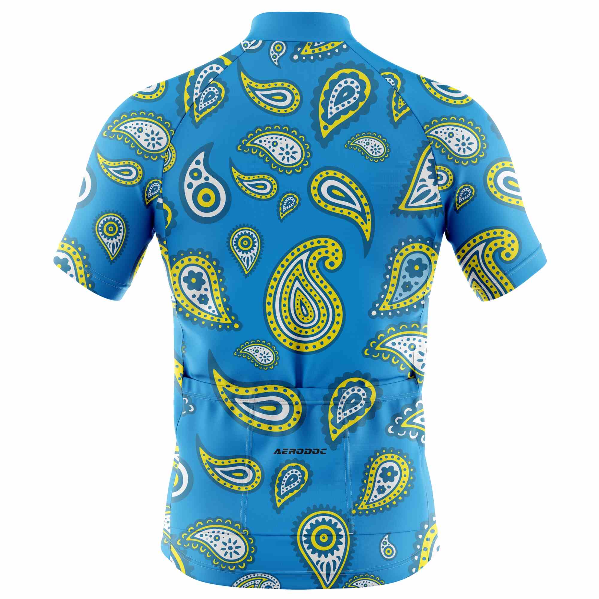 Aerodoc Paisley Ride Cycling Jersey Back