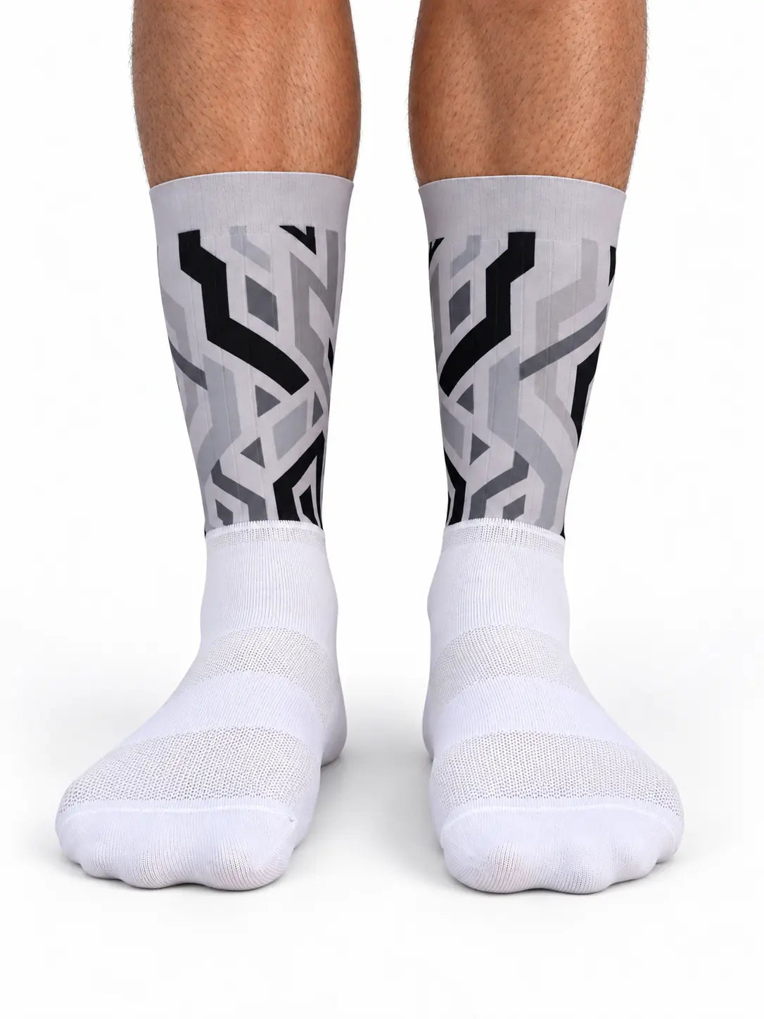 Stealth Flow Mid Calf Cycling Socks – Breathable Performance Aero Socks