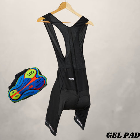 EconoRide Cycling Gel Padded Bib Shorts