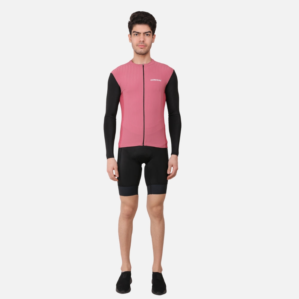 Equator Men’s Cadillac Pink Racefit Power Dry Cycling Race Fit Cycling Jersey