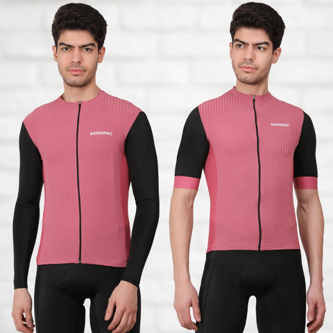 Equator Men’s Cadillac Pink Racefit Power Dry Cycling Race Fit Cycling Jersey