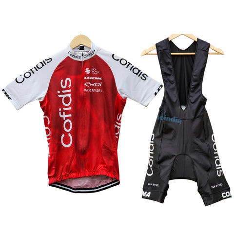 Cofidis 2023 High Quality Cycling Jersey Pro Bicycle Team Cycling Bib Shorts and Full/Half Sleeve GelPad