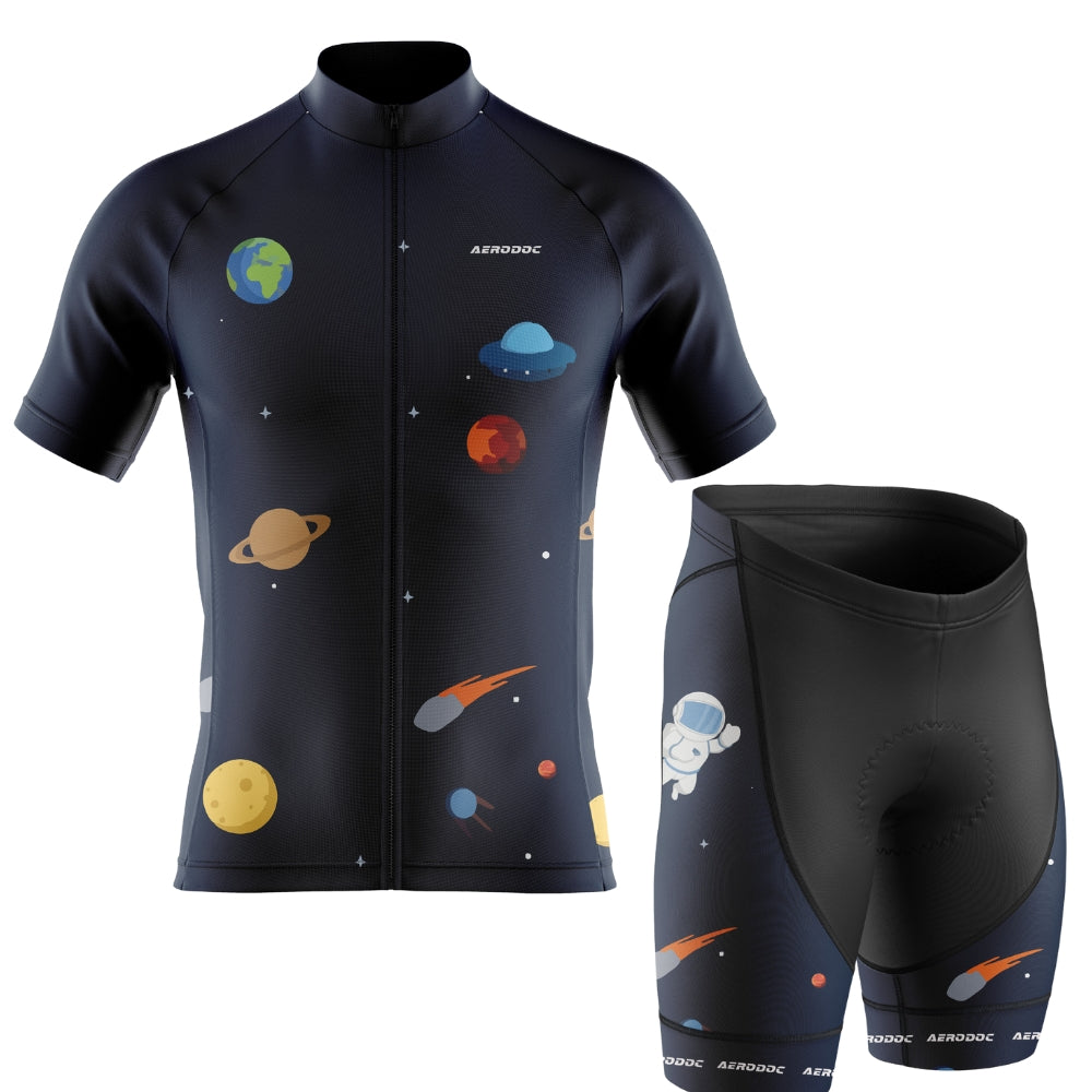 Aerodoc Orbit Runner Cycling Jersey – Half & Full Sleeves, Matching Bib & Non-Bib Shorts