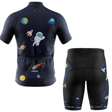 Aerodoc Orbit Runner Cycling Jersey – Half & Full Sleeves, Matching Bib & Non-Bib Shorts