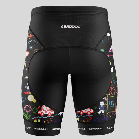 Aerodoc Doodle Explorer Cycling Jersey - Half & Full Sleeves, Matching Bib & Non-Bib Shorts