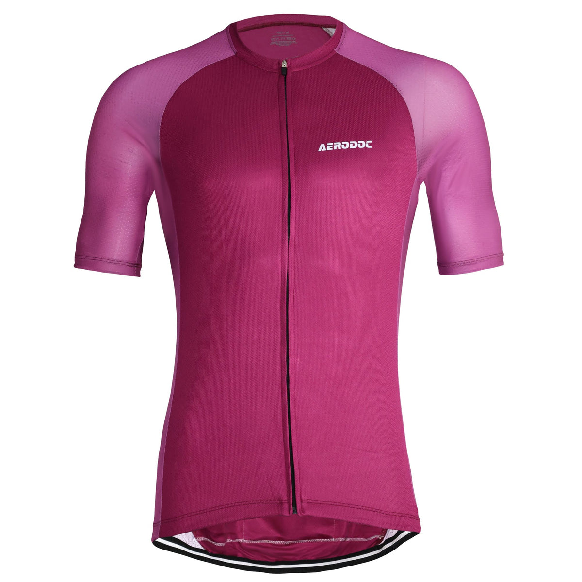 Aerodoc Glide Purple Unisex Cycling jersey with waterproof zipper pocket