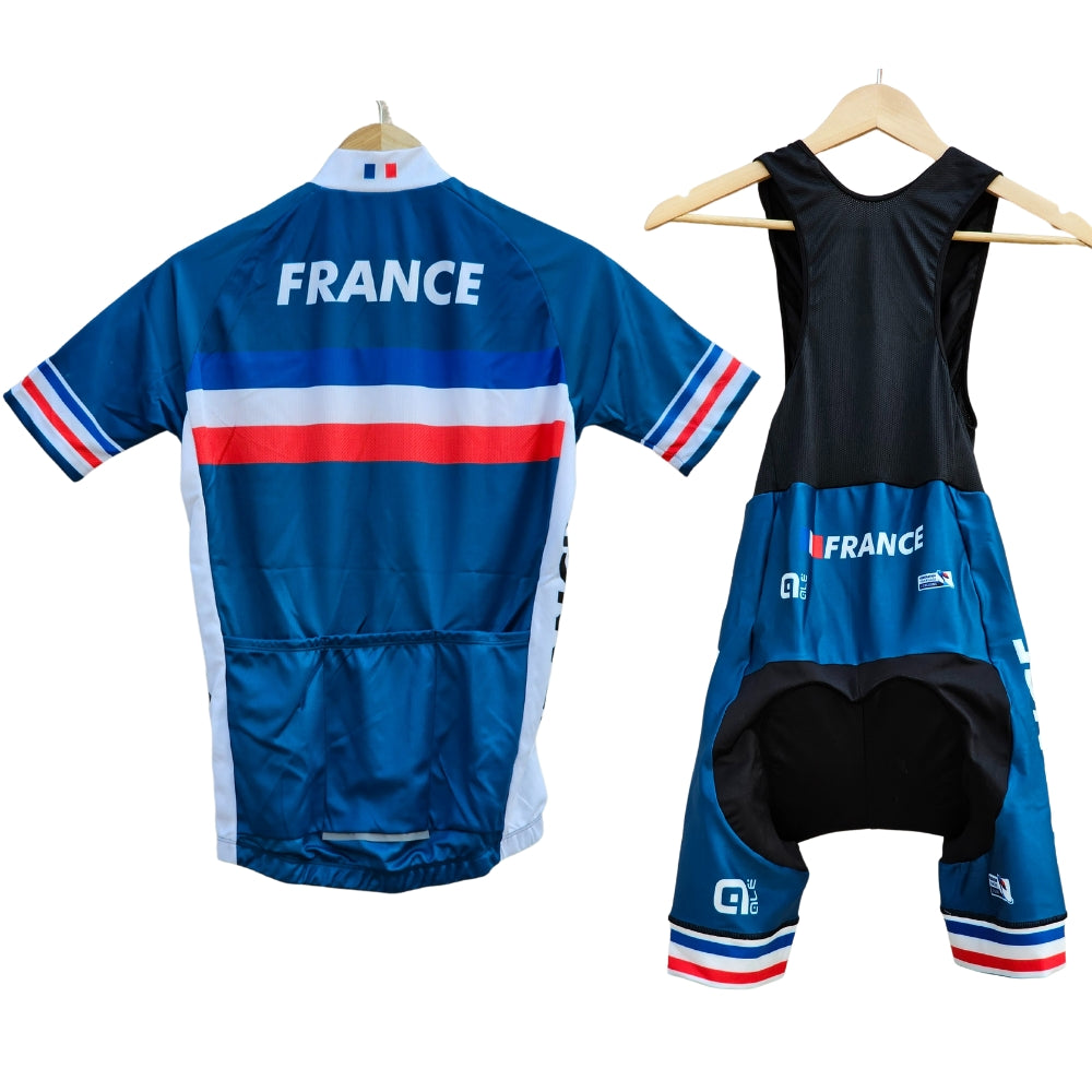 France High Quality Cycling Jersey Pro Bicycle Team Cycling Bib Shorts and Full/Half Sleeve GelPad