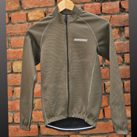 Aerodoc Jacket Explore 3 Season Windproof And Thermal Fleece Inside Cycling Jacket 2 layer With Back Pocket