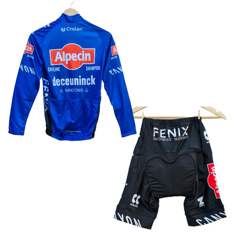 Alpecin High Quality Cycling Jersey Pro Bicycle Team Cycling Bib Shorts and Full/Half Sleeve GelPad