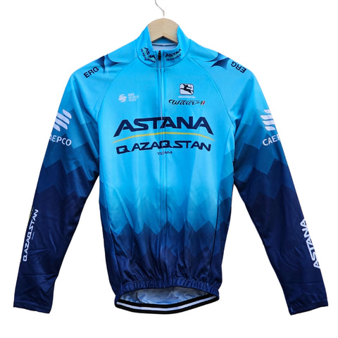 Astana Qazaqstan High Quality Cycling Jersey Pro Bicycle Team Cycling Bib Shorts and Full/Half Sleeve GelPad