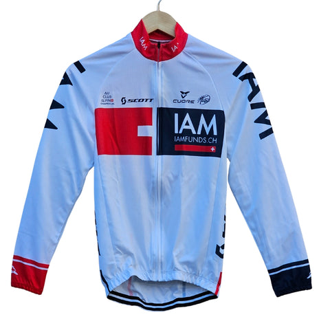 Team IAM Road Bike Wear Riding Cycling Jerey and Bib Shorts Full/Half Sleeve