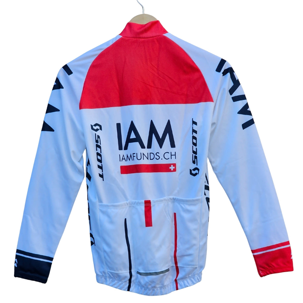 Team IAM Road Bike Wear Riding Cycling Jerey and Bib Shorts Full/Half Sleeve