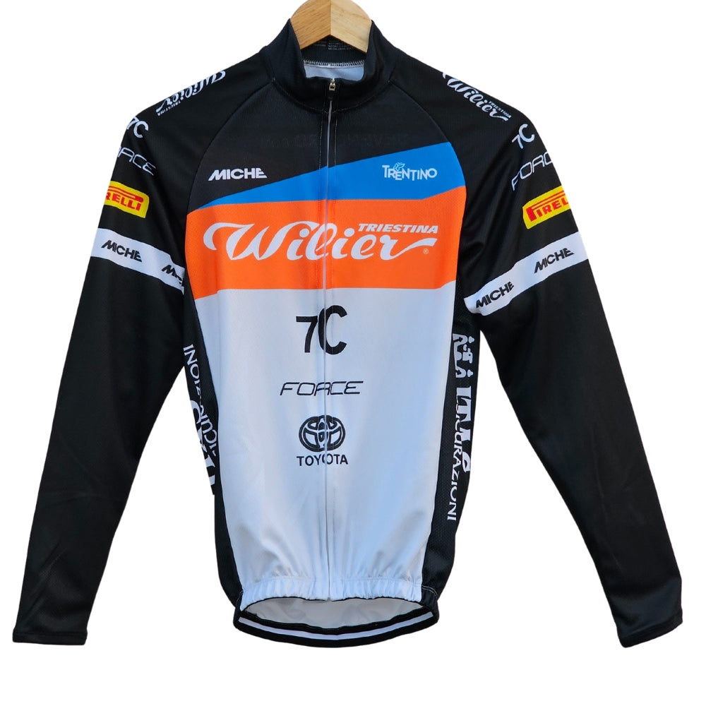 Wilier High Quality Cycling Jersey Pro Bicycle Team Cycling Bib Shorts and Full/Half Sleeve GelPad