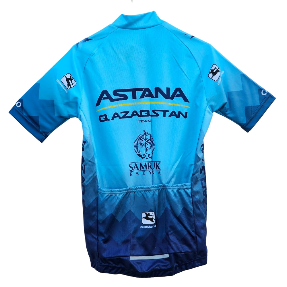 Astana Qazaqstan High Quality Cycling Jersey Pro Bicycle Team Cycling Bib Shorts and Full/Half Sleeve GelPad