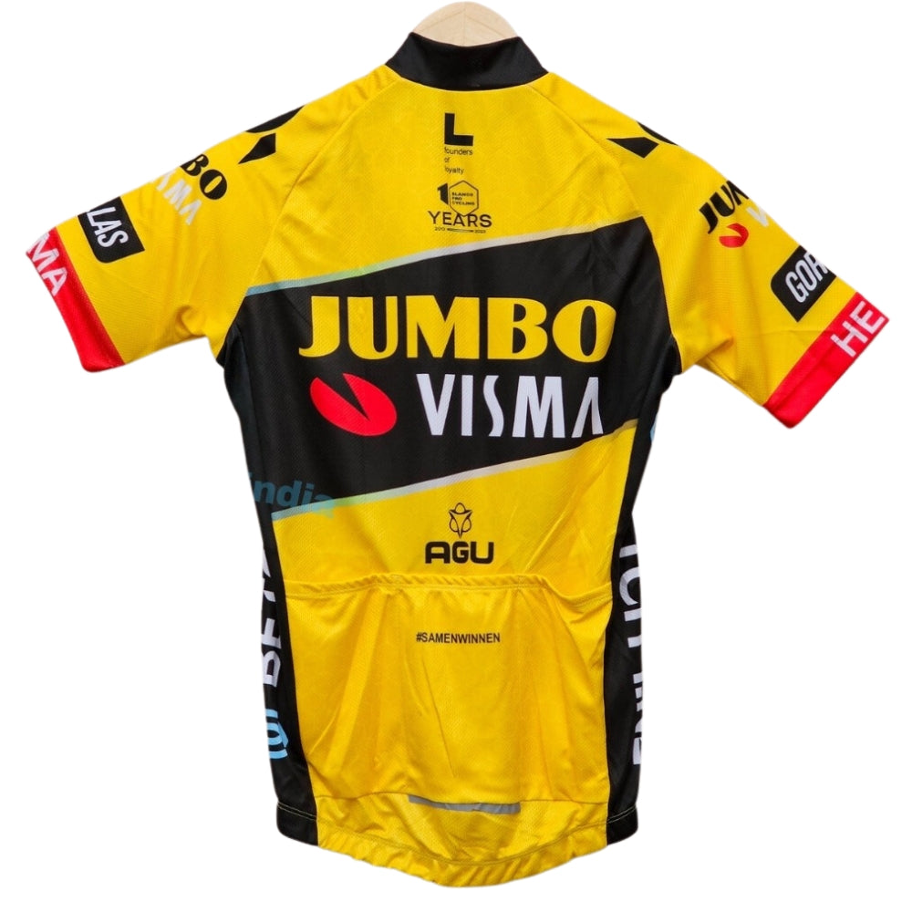 Jumbo Visma High Quality Cycling Jersey Pro Bicycle Team Cycling Bib Shorts and Full/Half Sleeve GelPad