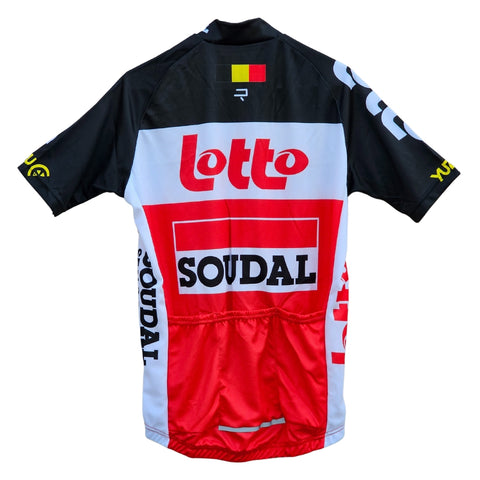 Soudal Lotto 2022 [Red Black] High Quality Cycling Jersey Pro Bicycle Team Cycling Bib Shorts and Full/Half Sleeve GelPad