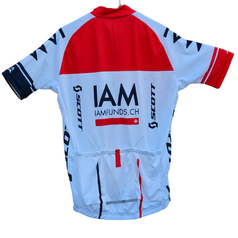 Team IAM Road Bike Wear Riding Cycling Jerey and Bib Shorts Full/Half Sleeve