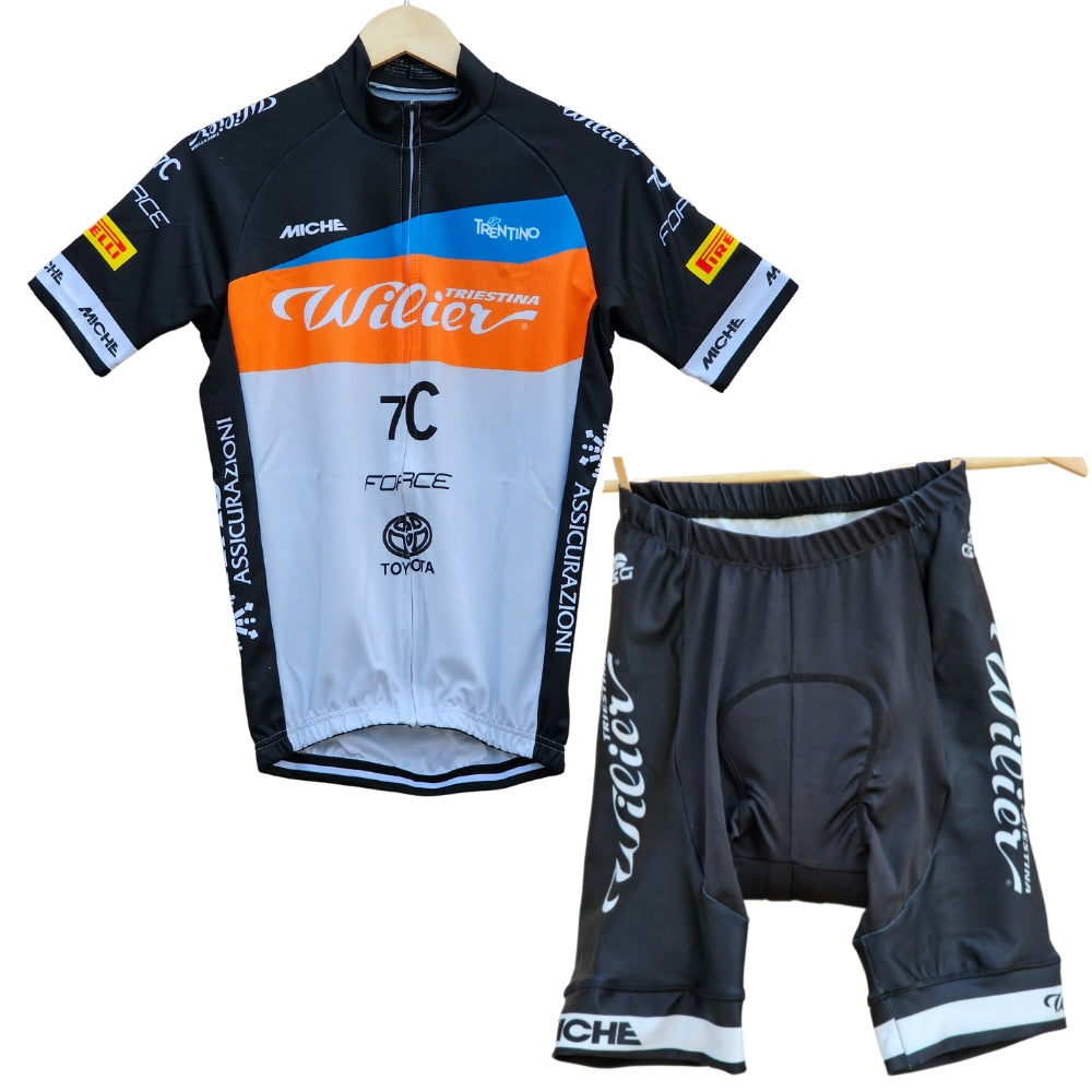 Wilier High Quality Cycling Jersey Pro Bicycle Team Cycling Bib Shorts and Full/Half Sleeve GelPad