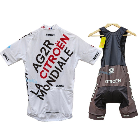 AG2R High Quality Cycling Jersey Pro Bicycle Team Cycling Bib Shorts and Full/Half Sleeve GelPad