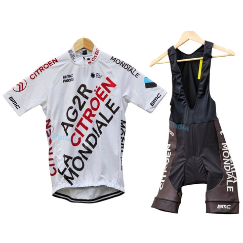 AG2R High Quality Cycling Jersey Pro Bicycle Team Cycling Bib Shorts and Full/Half Sleeve GelPad