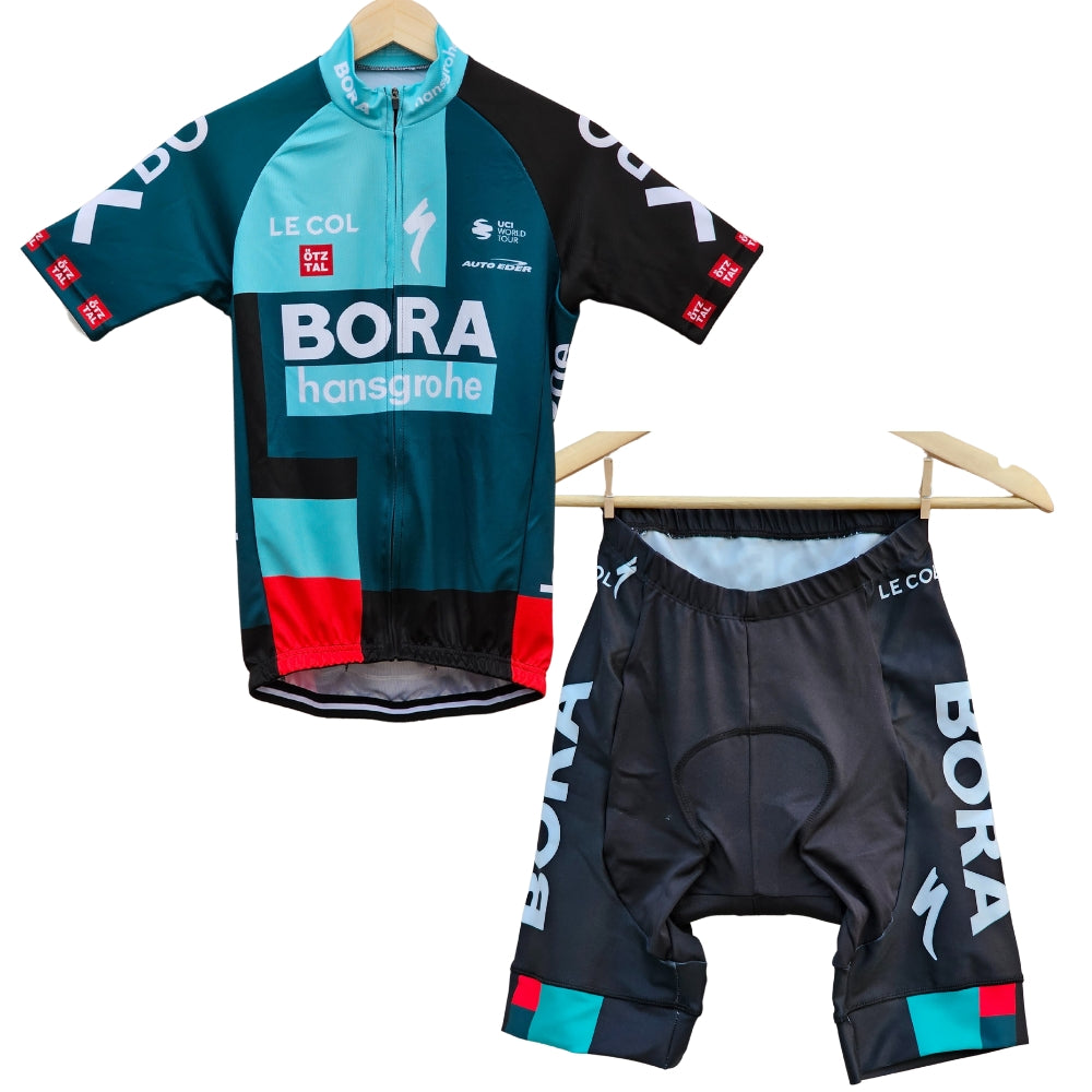 Bora Hansgrohe Green 2022 Cycling jersey Pro Bicycle Team Cycling Bib Shorts and Full/Half Sleeve GelPad