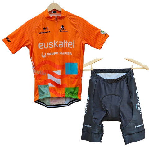 Euskaltel High Quality Cycling Jersey Pro Bicycle Team Cycling Bib Shorts and Full/Half Sleeve GelPad