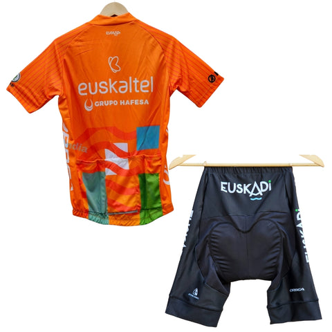 Euskaltel High Quality Cycling Jersey Pro Bicycle Team Cycling Bib Shorts and Full/Half Sleeve GelPad