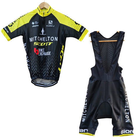 Mitchelton High Quality Cycling Jersey Pro Bicycle Team Cycling Bib Shorts and Full/Half Sleeve GelPad